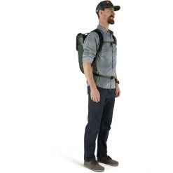 Osprey Transporter Flap Backpack haybale green -Osprey Equipment Sales Store osprey transporter flap backpack haybale green 5